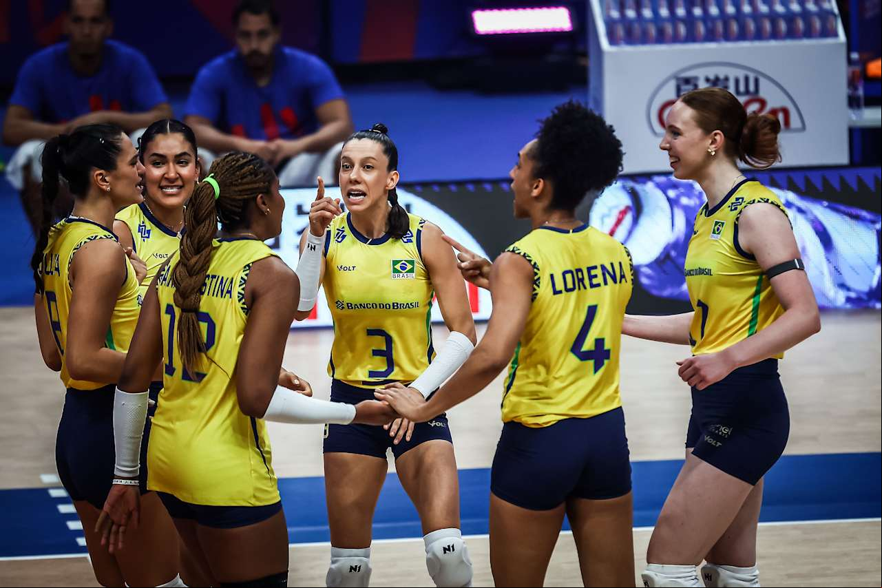 Brasil x Alemanha na Liga das Nações (VNL) 2025