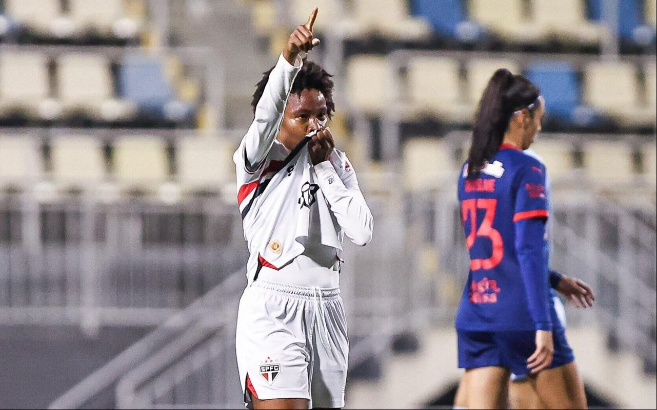 Robinha marcou seu primeiro gol no ano contra o Bragantino.(Foto: Rebeca Reis/ Staff Images Woman/ CBF)