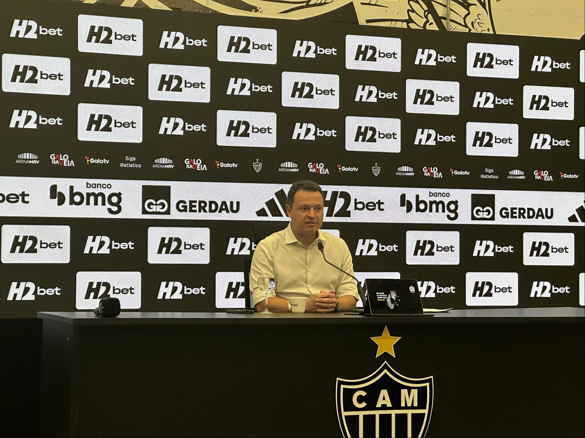Rafael Menin explica dívida do Atlético e assume: 'Aspecto que não tivemos sucesso'