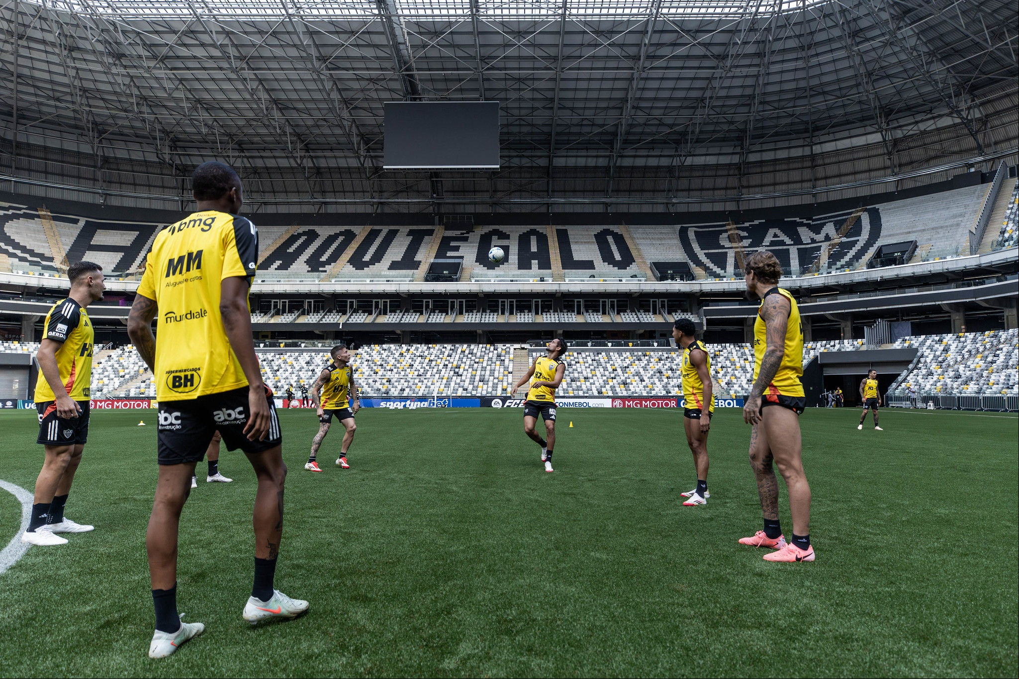 Treino do Galo na Arena MRV
