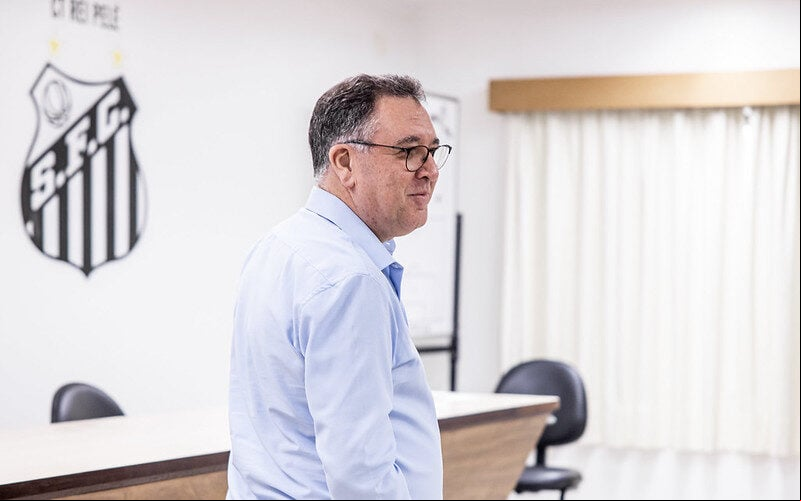 Marcelo Teixeira acredita na renovação de Neymar com o Santos e detalha possibilidades de contrato. (Foto: Raul Baretta/ Santos FC)